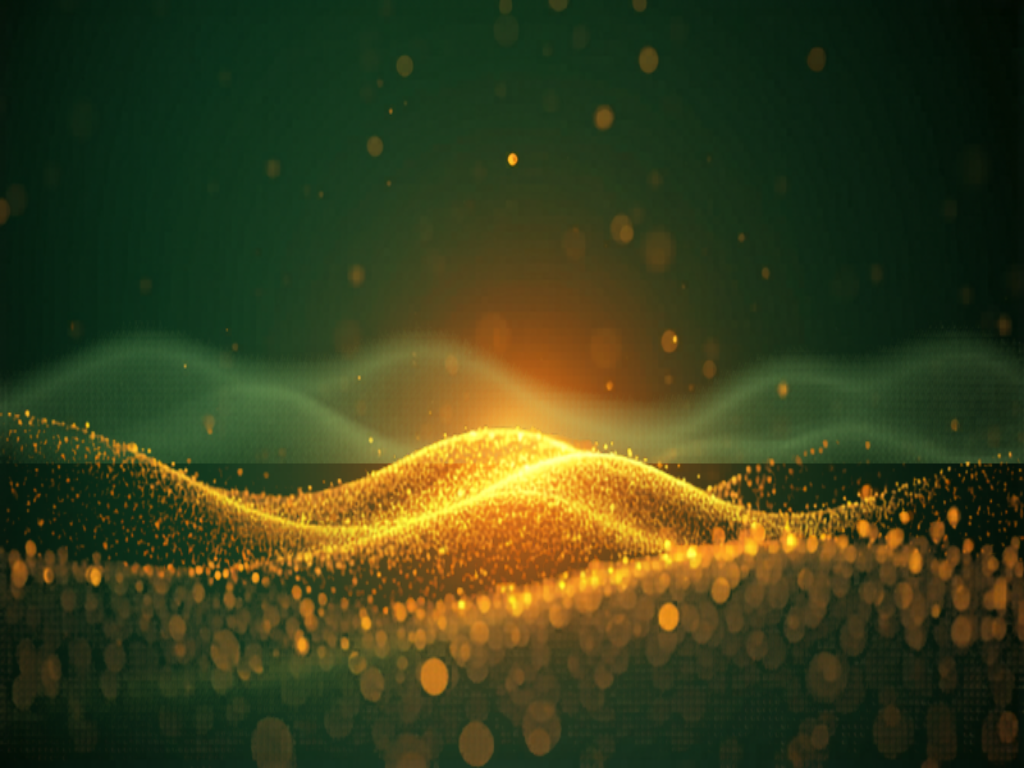 Golden data stream being filtered